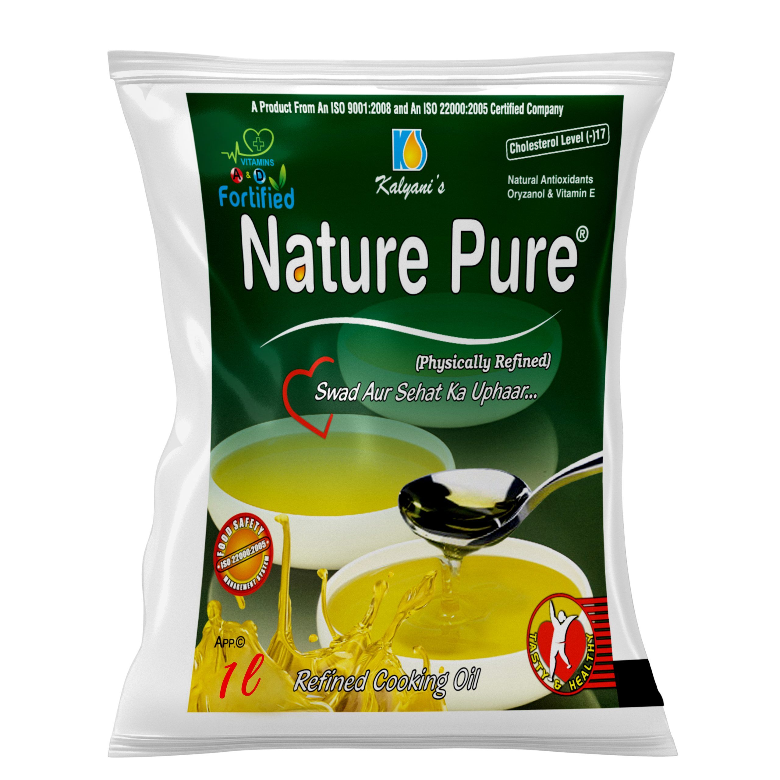 Nature Pure Rice Bran Oil 1 Litre