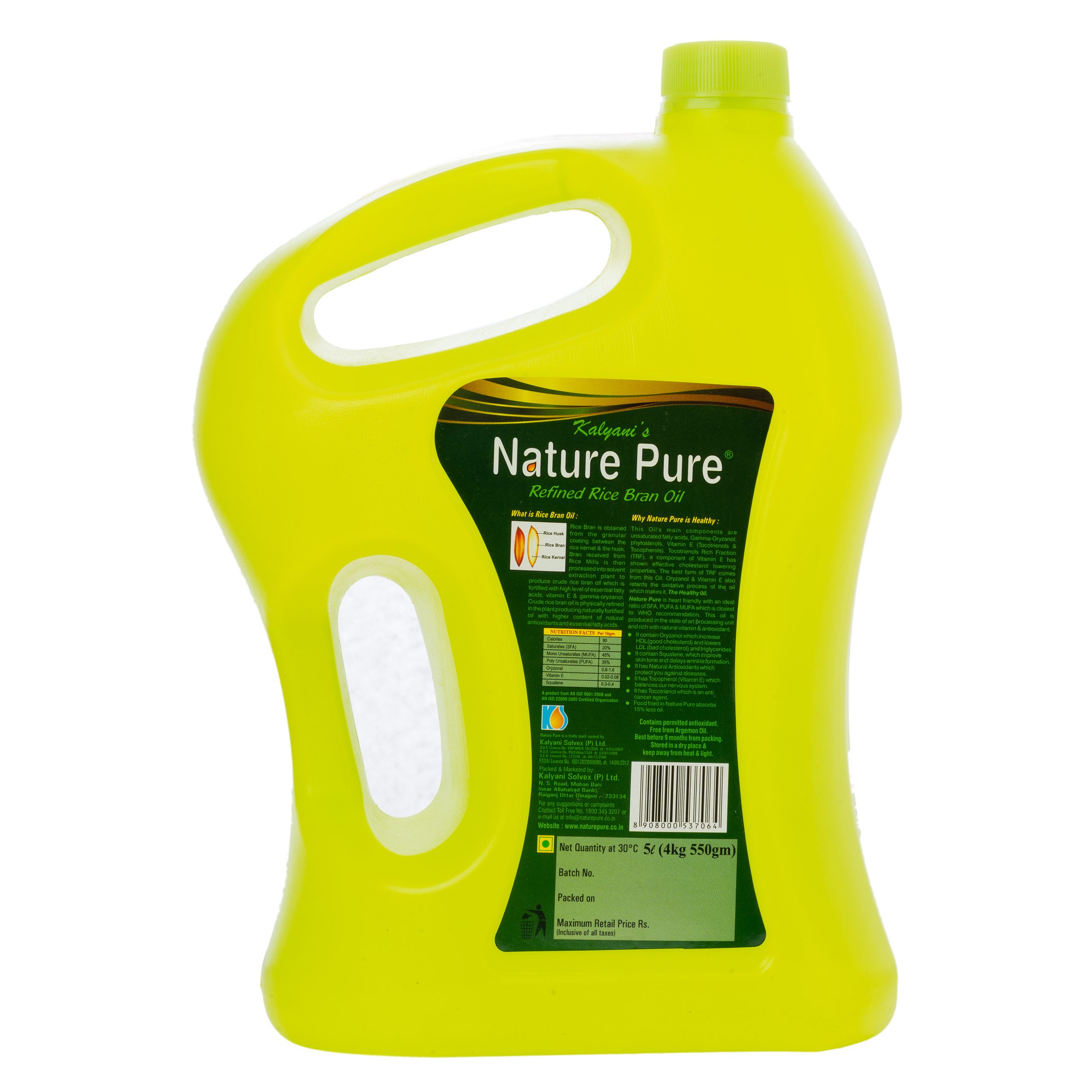 Nature Pure Rice Bran Oil second product image