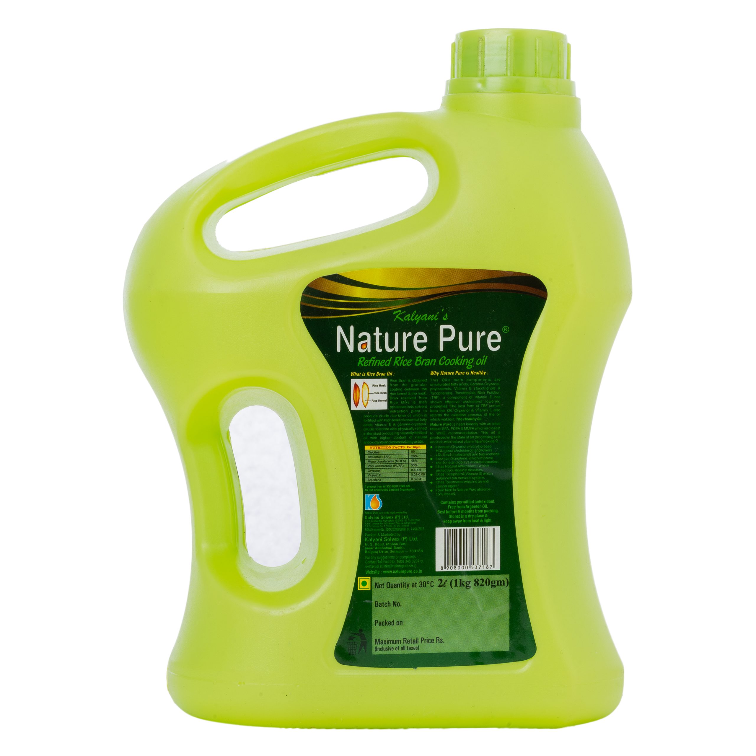 Nature Pure Rice Bran Oil second product image