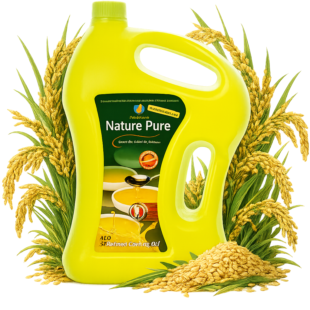 Nature Pure Rice Bran Oil 5 Litre