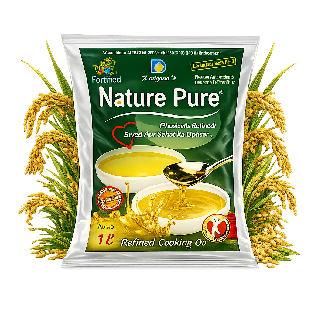 Nature Pure Rice Bran Oil 1 Litre